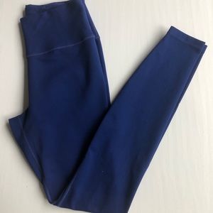 Nike Dri-Fit Full Length Leggings in Blue - Size Small